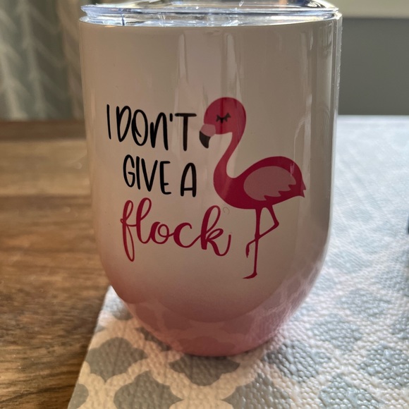 Personalized 12oz insulated wine tumbler. Can be personalized with an image/name - Picture 2 of 5